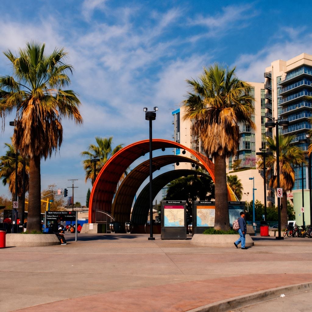North Hollywood cityscape
